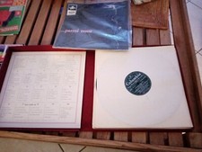 Rare Coffret Tissus 10 LP Edith Piaf ‎– Parmi Nous - Complet avec livret (EX/NM)