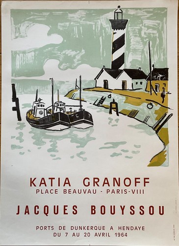 Jacques bouyssou affiche litho - jacques,