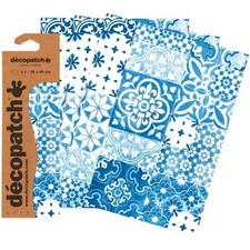 [C904C] Décopatch Pochette 3 Feuilles Identiques Ref 904