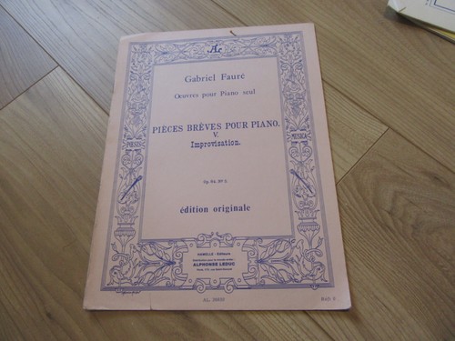 Partition gabriel faure pieces - faure,
