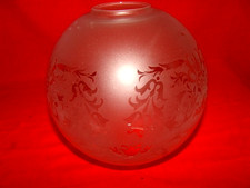 Boule verre satiné avec - en,
