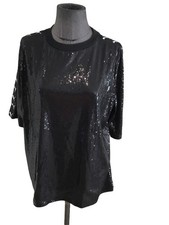 Superbe Haut Blouse Sequins