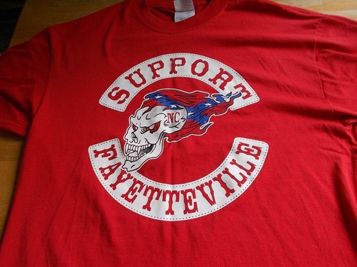 Hell angels shirt red - angels, large