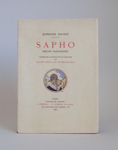 Alphonse daudet sapho 1925 - daudet, :