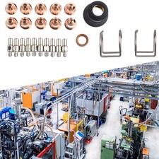 Kit Torche Plasma Set Découpeur Plasma 24 Pcs Electrod Remplacements Soudage