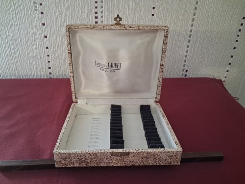 Coffret écrin vide gris - vide,