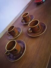 4 tasses bistrot bar avec soucoupes Sati