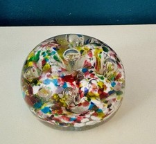 Sulfure Murano vintage boule de verre italy vintage presse papier