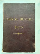 Agenda BUVARD 1878 Magasin BON MARCHE