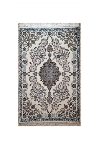 Tapis soie laine de - et,
