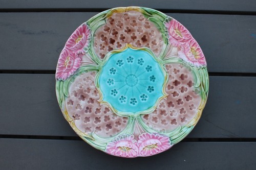 Assiette barbotine orchies - barbotine,