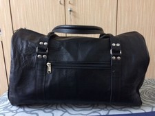 Sac voyage cuir - en, noir