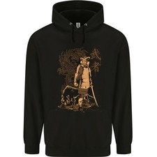 Dragon Warrior Loup Dragon MMA Samouraï Homme Sweat À Capuche 80% Coton