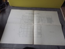 Plan automobile CARROSSERIE FRANCAISE TOMBEREAU POUR ORDURES   1912  G LABOREY