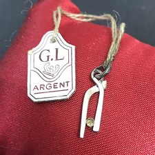 Ancien Pendentif Argent Outils Pince Neuf  De Fond Bijouterie