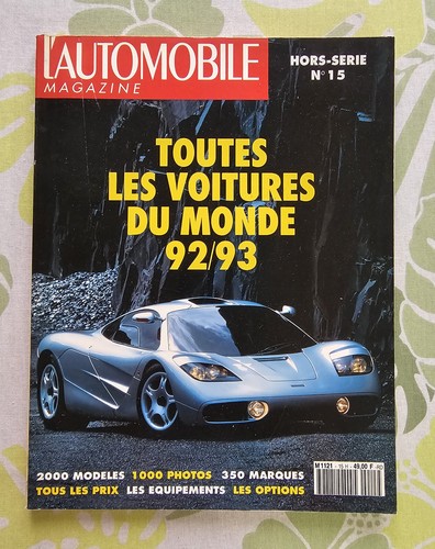 Automobile magazine n 15 - l'automobile, n°15
