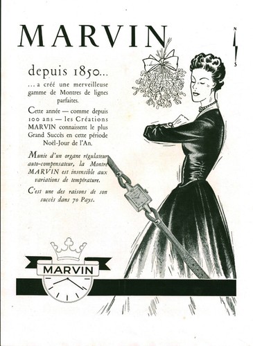 Publicité ancienne montre