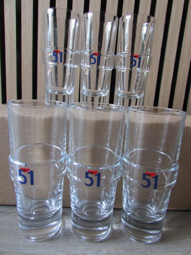 Lot verres pastis - 6, à