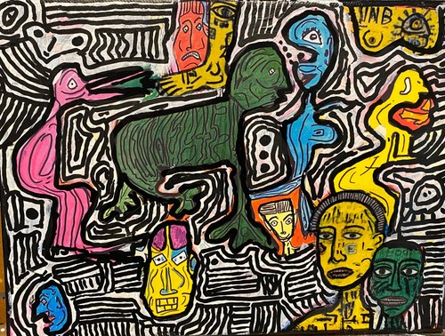 Composition figurative moderne