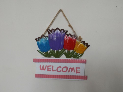 Metal plywood sign - metal, x