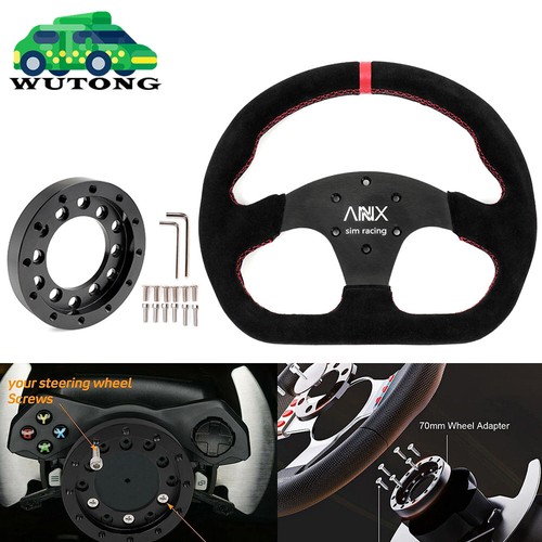 Suede steering wheel for - 13",