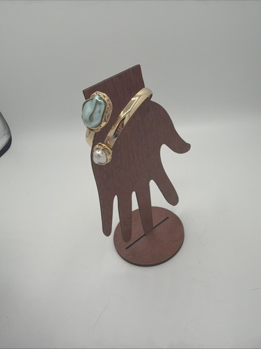 Bracelet jonc doré - , ouvert