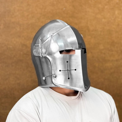 Casque chevalier barbuta - chevalier,