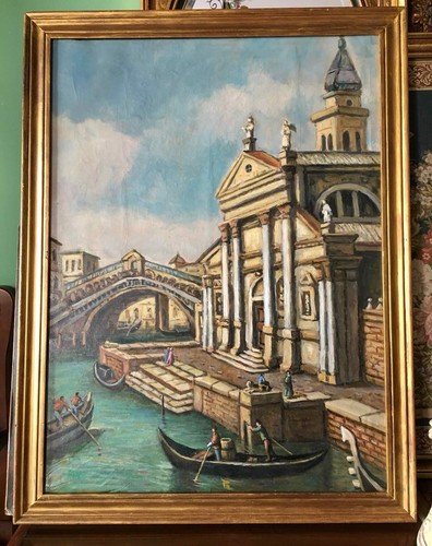 Ancien tableau peint huile sur - ancien,