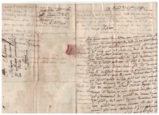 Lettre de Thoard. Libéré