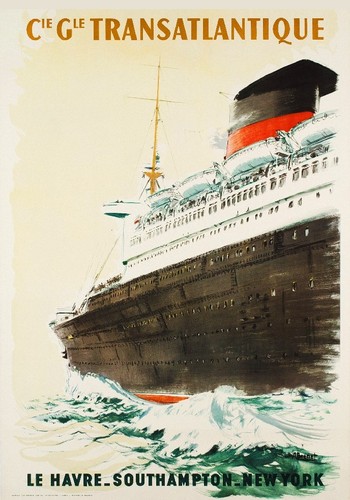 Bateau cie transatlantique - cie,