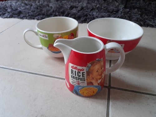 Lot pot lait bol - 3, mug