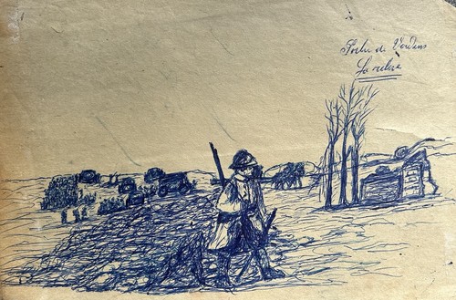 Dessin poilu verdun la - de,