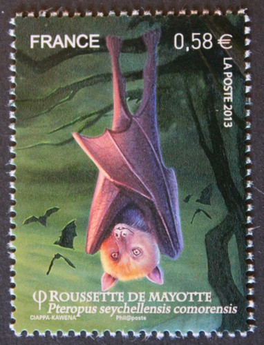 Timbre france roussette - -,