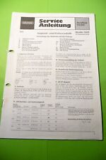 Service Manuel D'Instructions