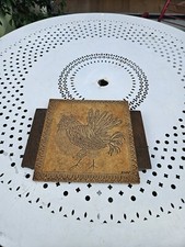 Roger Capron Dessous De Plat En Céramique Et Bois Années 60