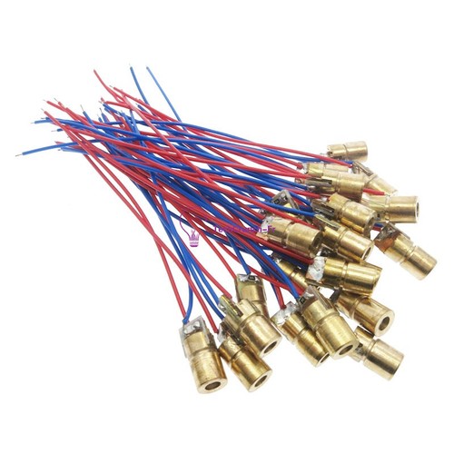 5pcs 5mw red laser dot - 5pcs,