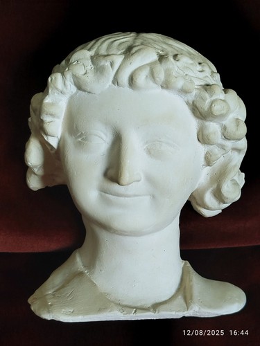 Ancienne sculpture buste ange - sculpture,