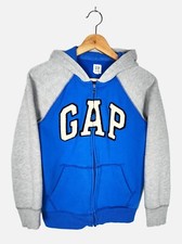 Sweat Hoodie à capuche bleu zippé GAP Kids Taille XL 12 ans