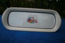 Plat à cake Bernardeau en porcelaine de Limoges années 40