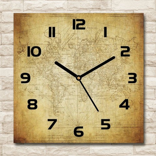 Tulup horloge murale verre - murale, en
