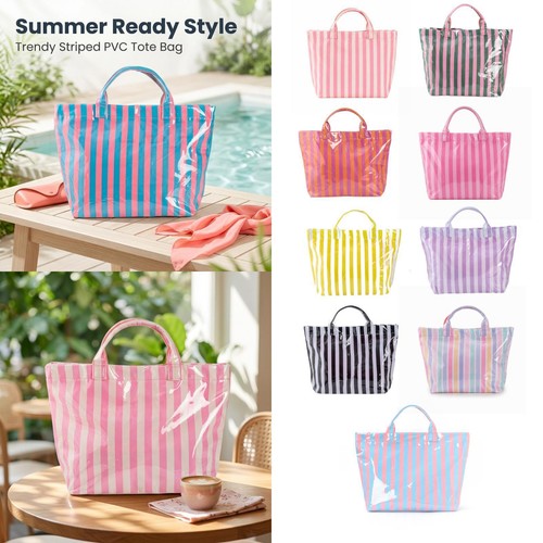 Sac cabas rayé pour - , le