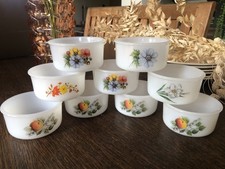 9 ramequins dessert sauce -  ARCOPAL France vintage TBE