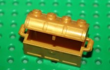 Coffre Lego Pearl Gold Container ref 4738a/set 6243 7196 7978 7078 6241 6253