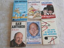 SAN ANTONIO 6 LIVRES éditions
