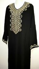 Abaya Robe Maxi Arabe Robe Gallaba Djellaba Robe de Soirée Eid Fête Taille XL