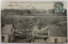 Carte Postale Ancienne Argentan, Champs de Foire, Belle Vue