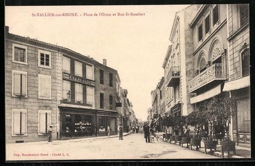 Cpa vallier sur rhône - cpa, st-vallier-sur-rhône
