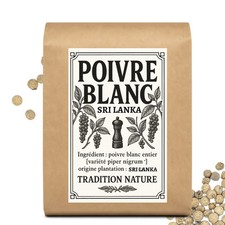 Poivre blanc entier Sri Lanka