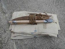 France 40 Toile de Tente Francaise 1935 , Piquets Mats & Cordeaux Réglementaire