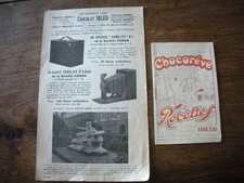 Lot 2 publicités CHOCORÊVE